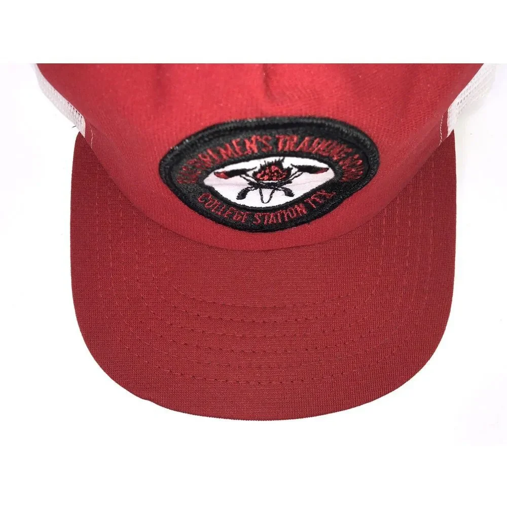 Vintage New Era Pro Model Texas Firemen's Training‎ School Snapback Trucker Hat